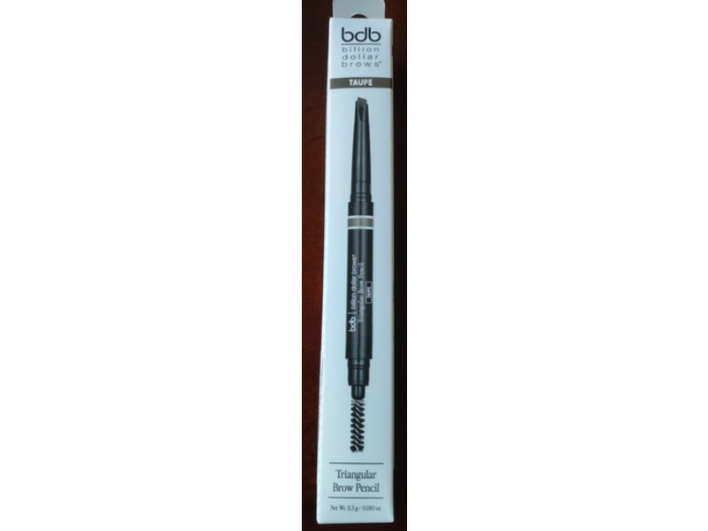 Billion Dollar Brows Triangular Brow Pencil, Taupe, 0.010 oz/0.3 g