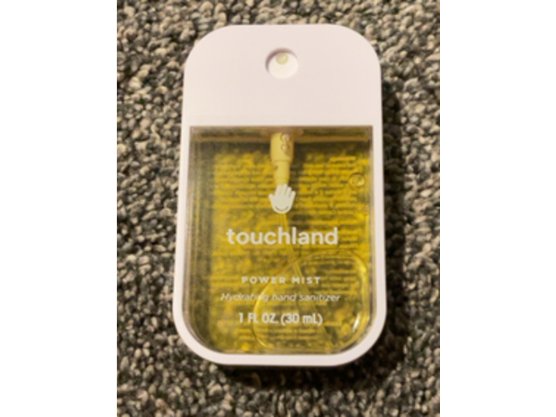 Touchland Power Mist Hydrating Hand Sanitizer, Mango Passion, 1 fl oz/30 mL
