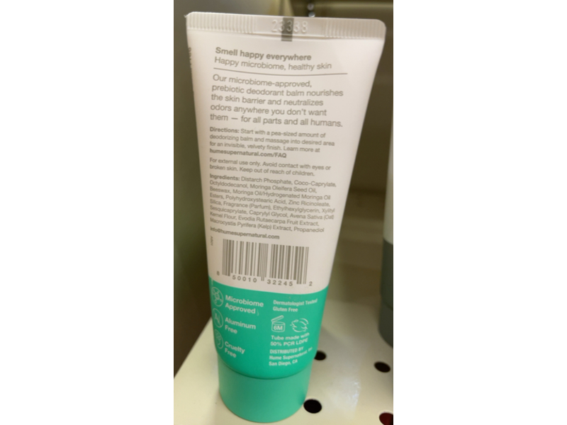 Hume Supernatural All Body Deodorant, Desert Bloom, 2 oz/57 g