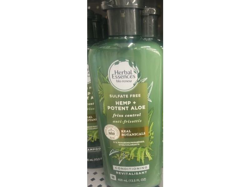 Herbal Essences Conditioner, Hemp + Potent Aloe, 13.5 fl oz/400 mL