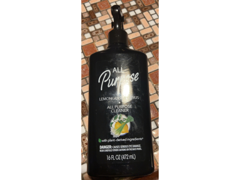 All Purpose Cleaner, Lemon Grass & Citrus Soap, 16 fl oz/472 mL