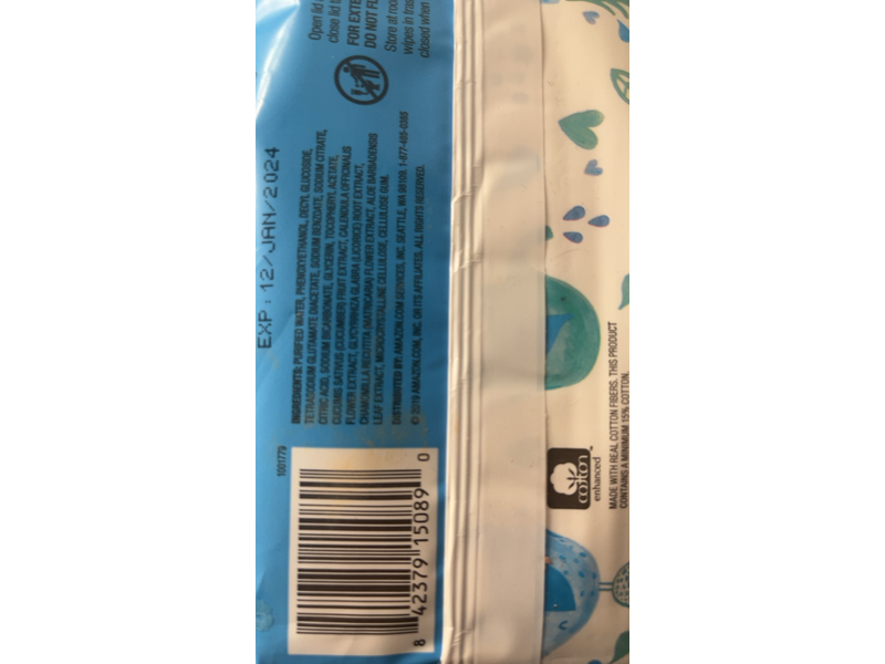 Mama Bear Baby Wipes, 99% Water, 72 Count