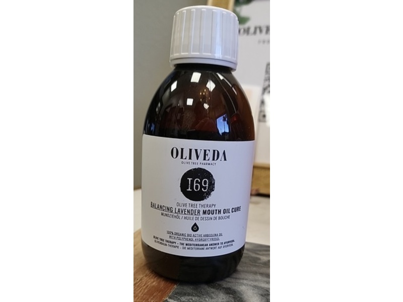 Oliveda Olive Tree Therapy Balancing Lavender Mouth Oil Cure, 6.8 fl oz/200 mL