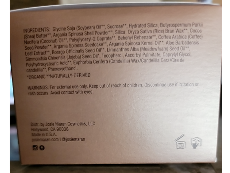 Josie Maran Whipped Body Polish, Argan Cake & Coffee, 10 oz/283 g