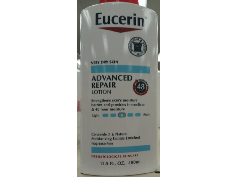 Eucerin Advanced Repair Body Lotion, 13.5 fl oz/400 mL