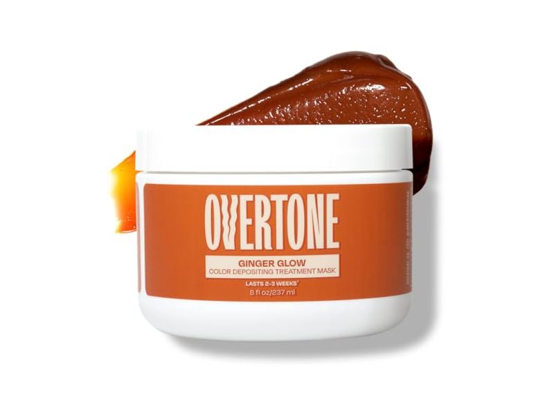 Overtone Color Depositimg Treatment Mask, Ginger Glow, 8 fl oz/237 mL