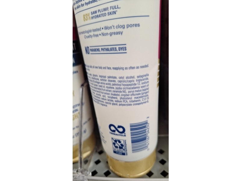 Gold Bond Plumping Collagen Body & Face Serum Lotion, Cherry Blossom Scent, 8 oz/226 g