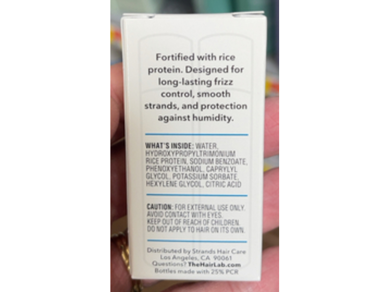 The Hair Lab By Strands Shampoo & Conditioner Set with Rice Protein, 0.2 fl oz/6 mL