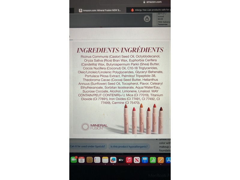 Mineral Fusion Sheer Moisture Lip Tint, Earthy Berry, 0.1 oz