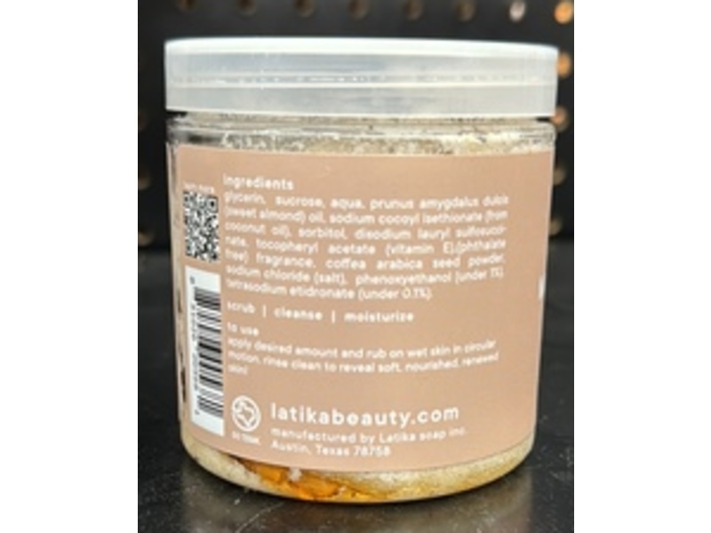 Latika Whip Scrub, Morning Coffee, 8 oz/226 g