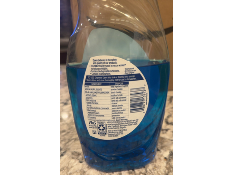 Dawn Dishwashing Liquid, 24 fl oz/709mL