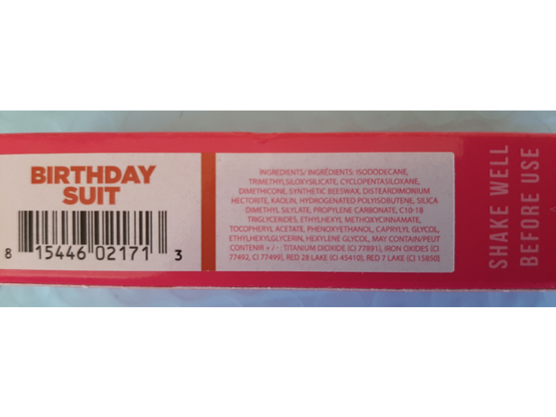 Jeffree Star Velour Liquid Lipstick, Birthday Suit, 0.19 fl oz / 5.6 mL