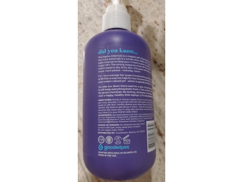 Goodwipes Down There Wash, V.Fresh, 8 fl oz/236 mL