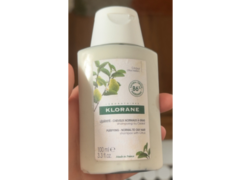 Klorane Citrus Shampoo, 3.3 fl oz/100 mL