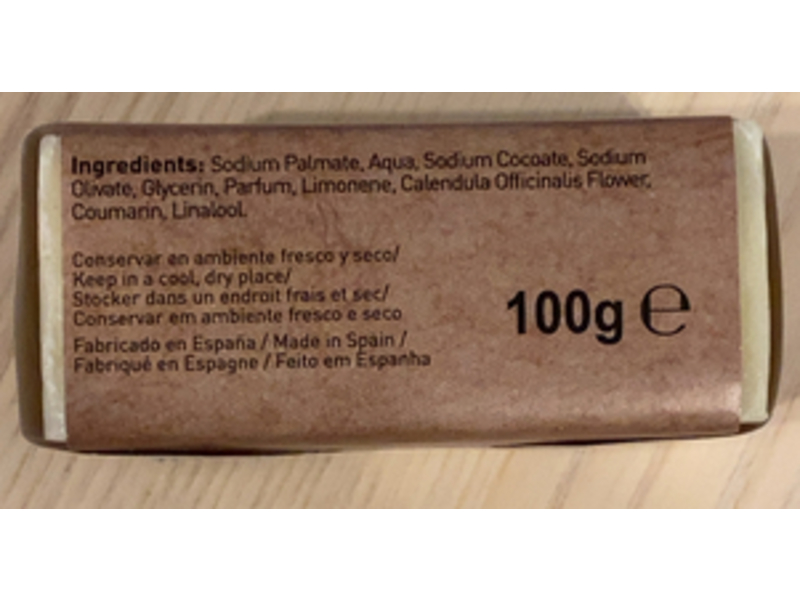 Laboratorio Sys Jabon Natural Bar Soap, Calendula, 100 g