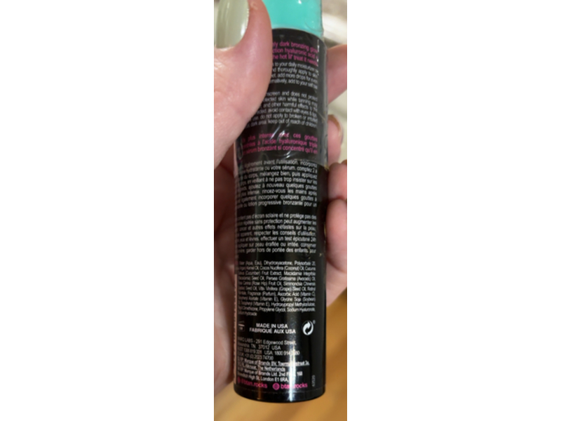 b.tan Pump Up the Tan to Ten Insanely Dark Bronzing Glow Drops, 1 fl oz/30 mL