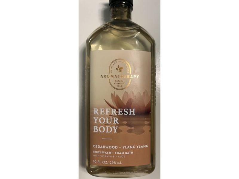 Bath & Body Works Refresh Your Body, Cedarwood + Ylang Ylang, 10 fl oz/ 295 mL