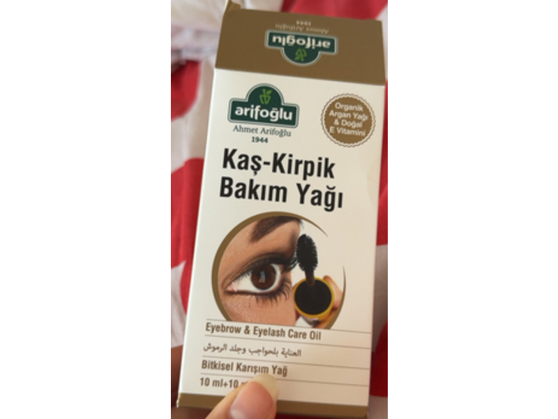 Arifoglu Eyebrow Eyelash Care Oil, 10 mL, Pack Of 2