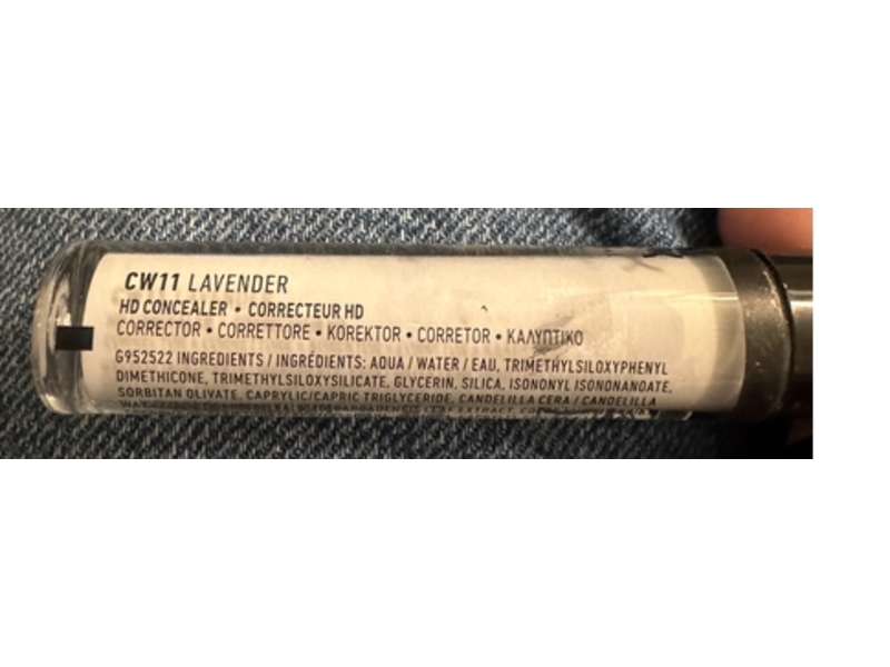 Nyx Professional Makeup HD Studio Photogenic Concealer, CW11 Lavender, 0.11 oz/3 g