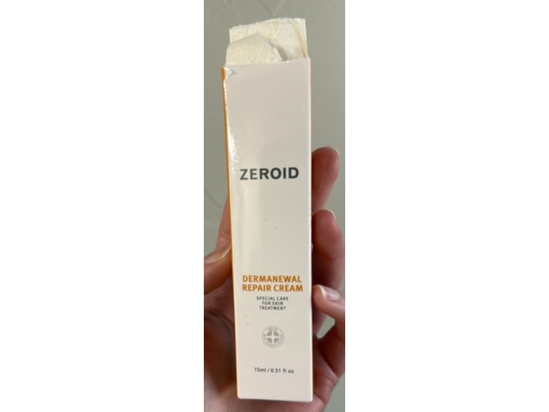 Zeroid Dermanewal Repair Cream, 0.51 fl oz/15 mL