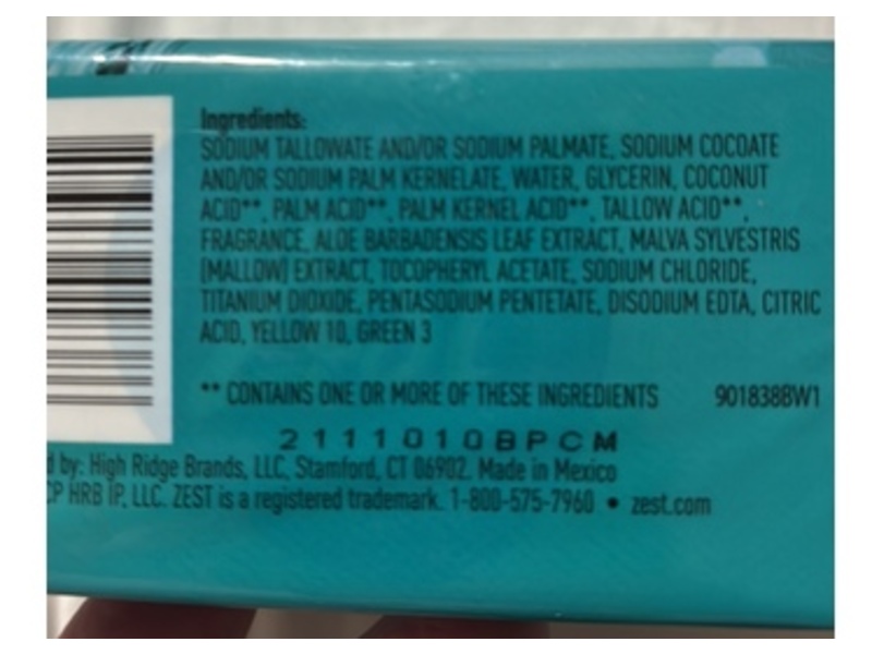 Zest Aqua Pure Cleansing Bars, 3.1 oz/87 g, 2 Count