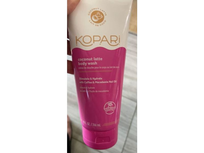 Kopari Body Wash, Coconut Latte, 9 fl oz/266 mL