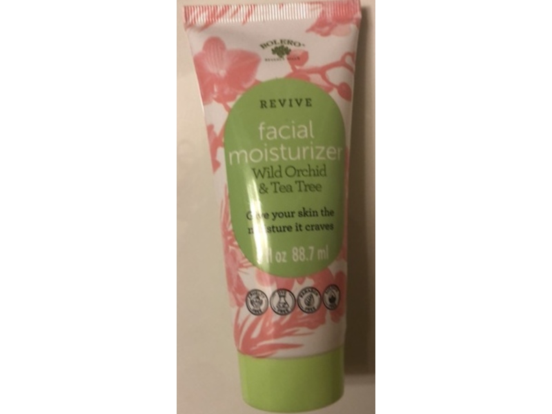 Bolero Beverly Hills Facial Moisturizer, Wild Orchid & Tea Tree, 3 fl oz/88.7 mL