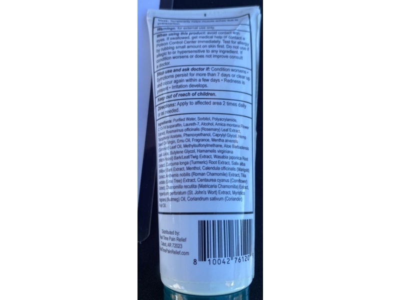 Real Time Pain Relief PR-26 Topical Lotion, 3 fl oz/88 mL