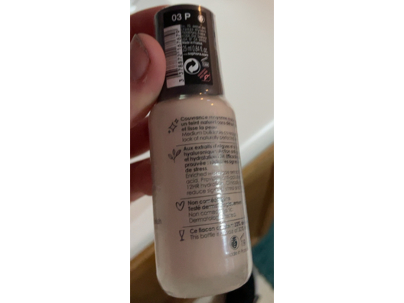 Sephora Best Skin Ever Perfect Natural Finish Longwear Foundation, 03 P, 0.84 fl oz/25 mL