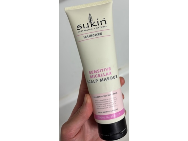 Sukin Sensitive Micellar Scalp Mask, 6.76 fl oz/200 mL