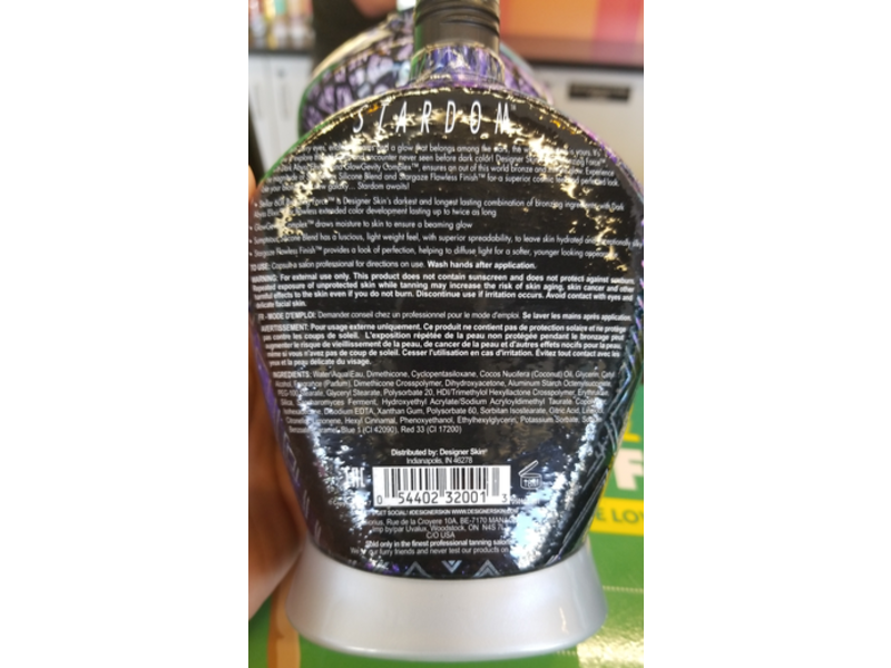 Designer Skin Stardom 60x Tanning Lotion, 13.5 fl oz / 400 mL