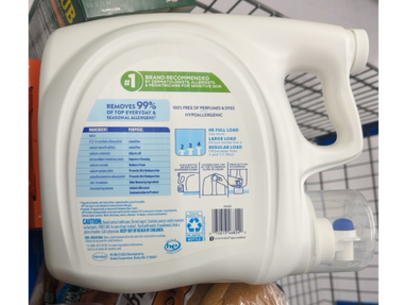 All Odor Relief Detergent, Free & Clear, 79 Loads, 141 fl oz/4.16 L