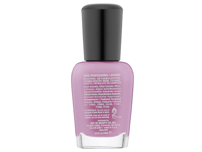 Zoya Naked Manicure Nail Lacquer, Lavender Perfector, 0.5 fl oz/15 mL