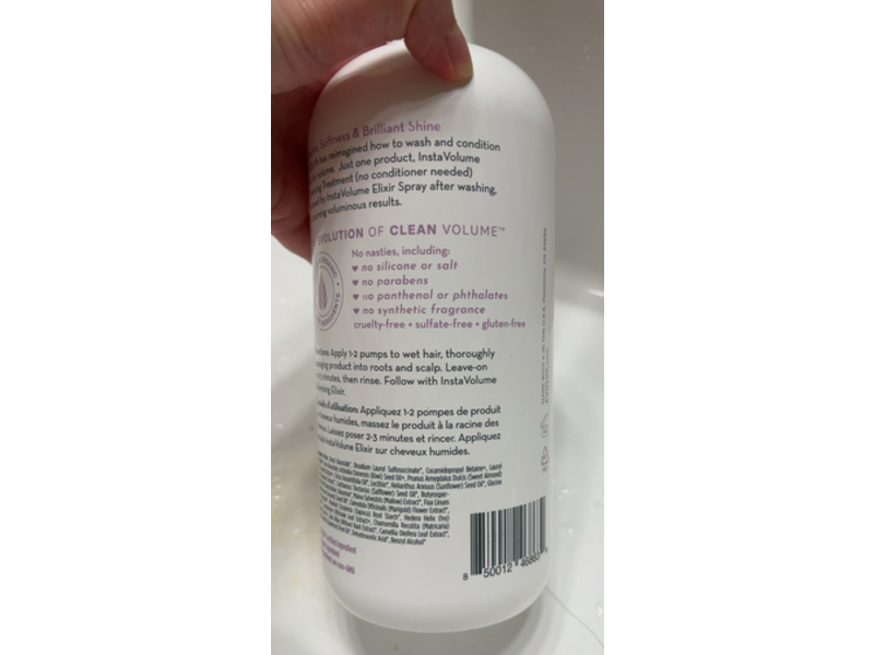 Evolvh Insta Volume Cleansing Treatment, 33.8 fl oz/1 L