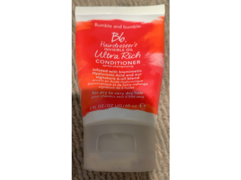 Bumble and Bumble Hairdresser's Ultra Rich Conditioner, Invisible Oil, 2 fl oz/60 mL
