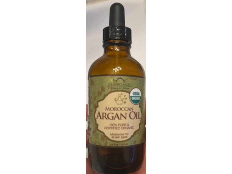 US Organic Moroccan Argan Oil, 4 fl oz/115 mL