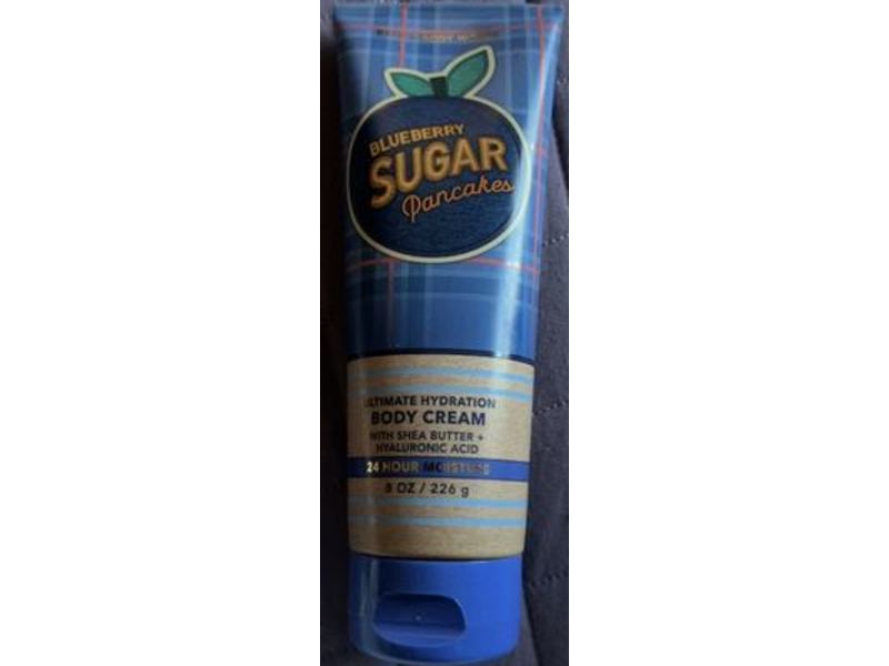Bath & Body Works Body Cream, Blueberry Sugar Pancakes, 8 oz/226 g