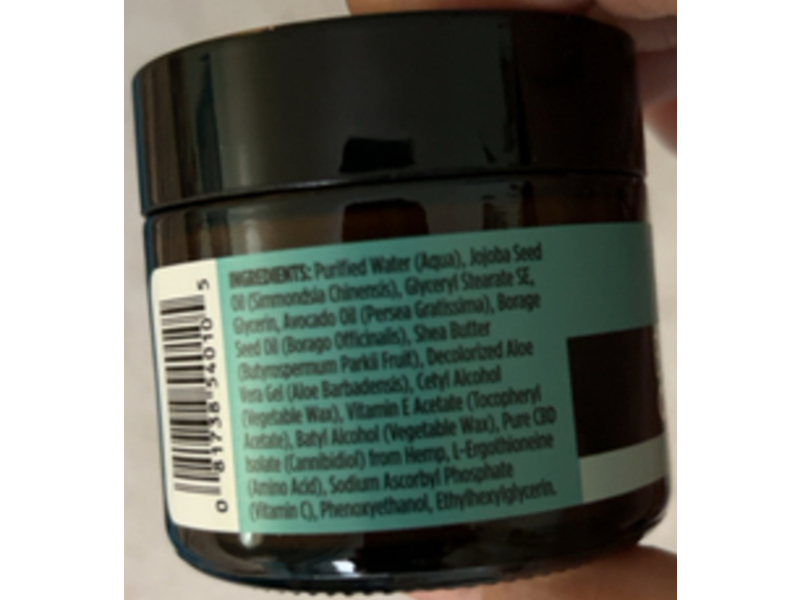 Shikai Borage + Cbd Cream, 2 fl oz/60 mL