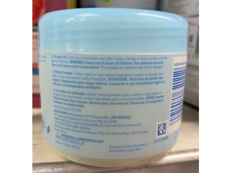 Johnson's Baby Jelly, Fragrance Free, 250 mL