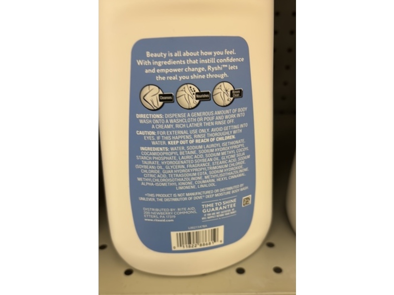 Ryshi Deep Moisturizing Body Wash, 30.6 fl oz/905 mL