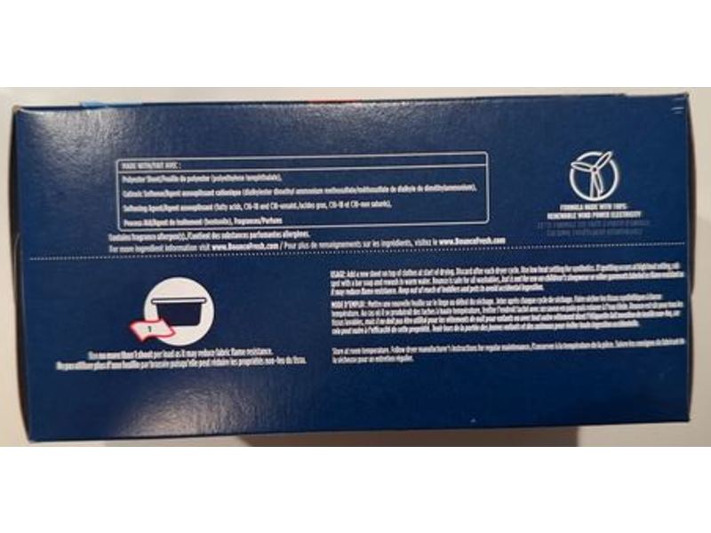 Bounce Wrinkle Guard Mega Sheet Dryer, Outdoor Fresh, 60 Count