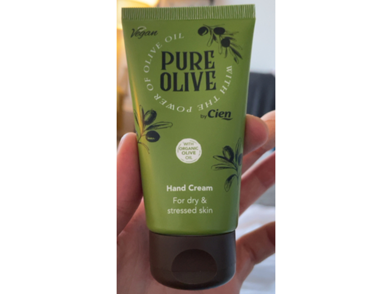 Cien Pure Olive Hand Cream, Organic Olive Oil, 75 mL