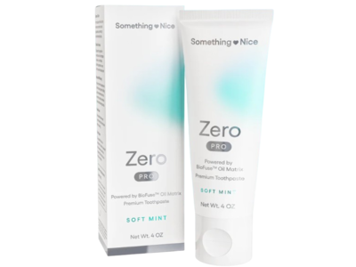 Something Nice Zero Pro Premium Toothpaste, Soft Mint, 4 fl oz
