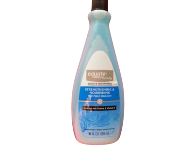 Equate Strengthening & Nourishing Nail Polish Remover, 10 fl oz/295 mL