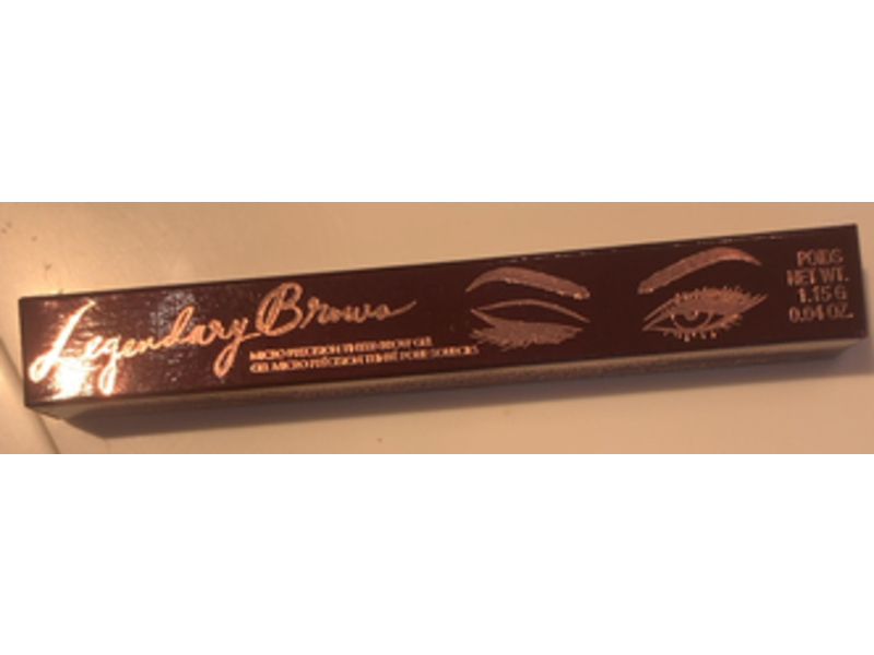 Charlotte Tilbury Legendary Brows Micro Precision Tinted Brow Gel, Dark Brown, 0.04 oz/1.15 g