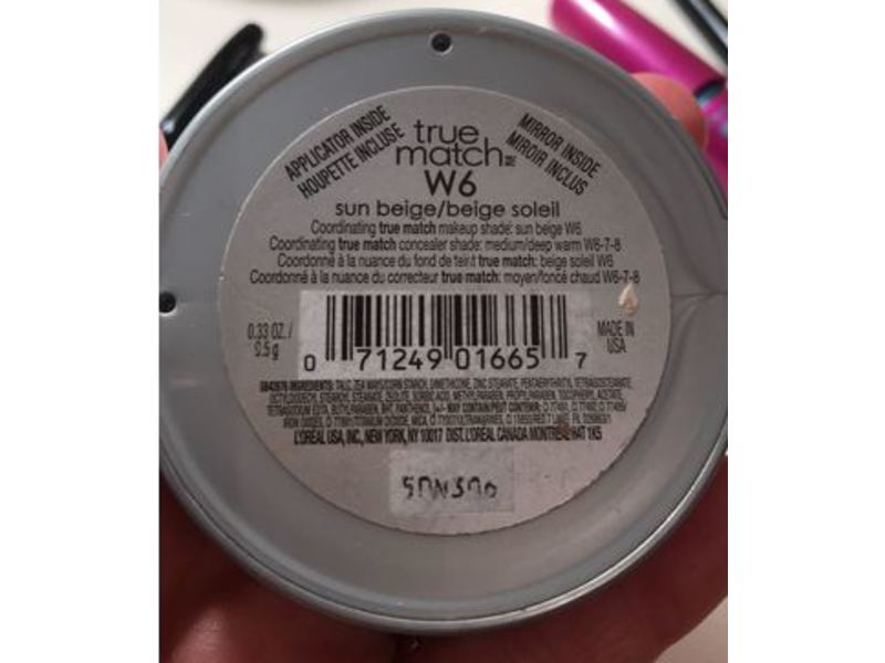 L'Oreal Paris True Match Powder, Sun Beige, 0.33 oz/9.5 g