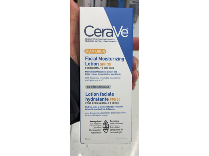 CeraVe AM Facial Moisturizing Lotion, SPF 30, 89 mL