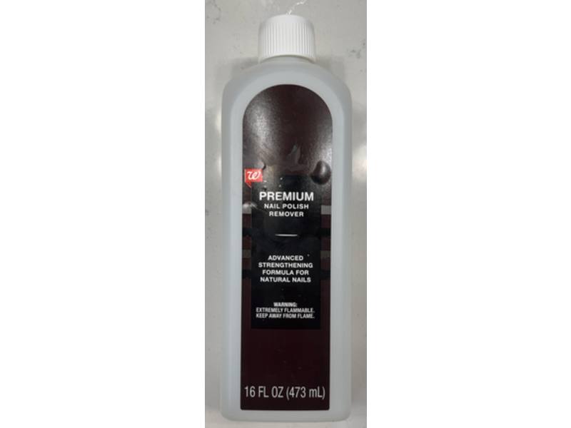 Walgreens Premium Nail Polish Remover, 16 fl oz/473 mL