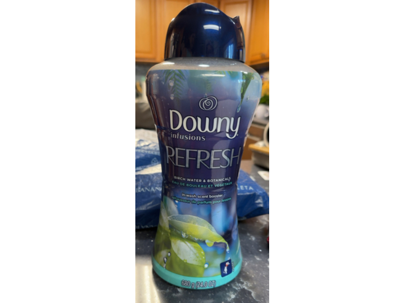 Downy Infusions Refresh In-Wash Scent Booster, Birch Water & Botanicals, 24.0 oz/680 g