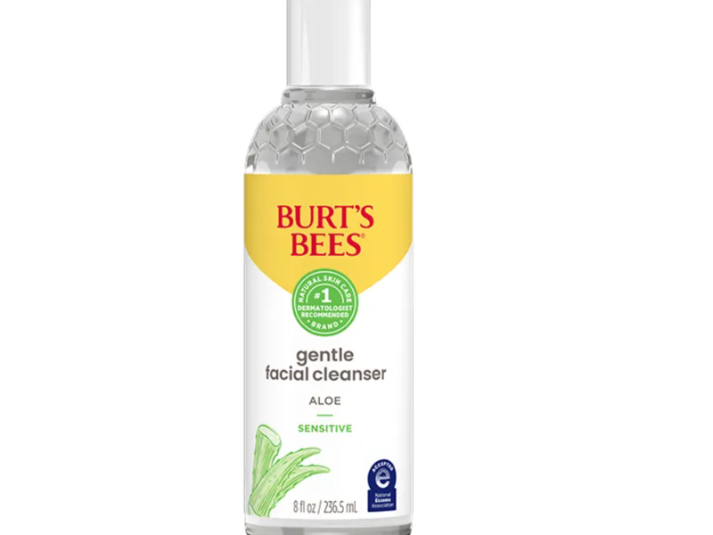 Burt's Bees Sensitive Gentle Facial Cleanser, Aloe Vera, 8 fl oz/236.5 mL